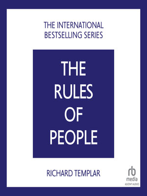 cover image of The Rules of People
